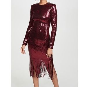 REBECCA VALLANCE
Matisse Fringed Dress In Red